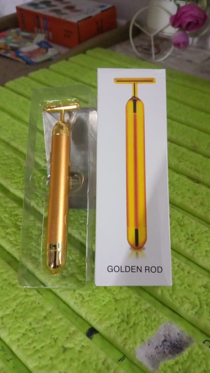 Vibrating Face Massager – Golden Energy for Radiant Skin | ALVENZA - Detail 7