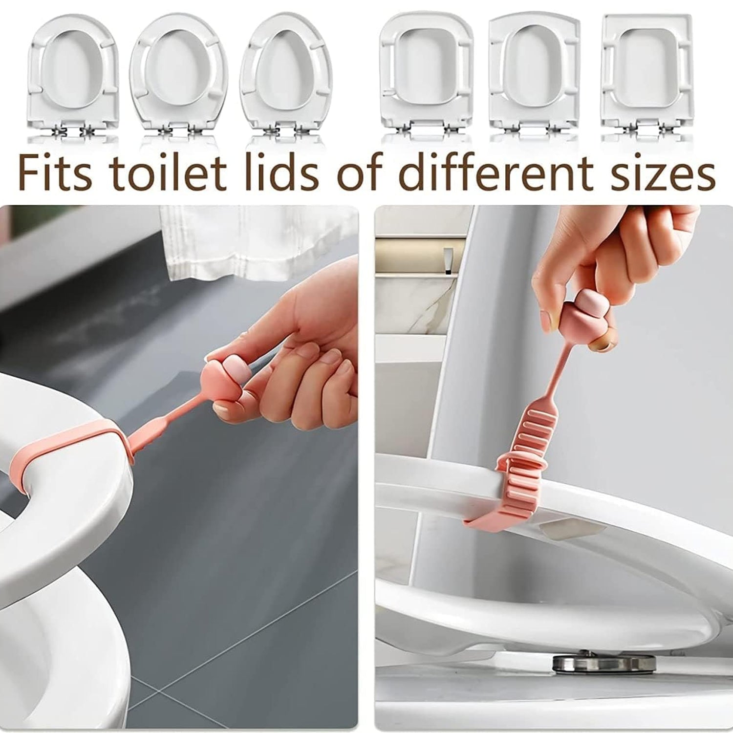  Toilet Seat Lifter – Hygienic Silicone Grip for Bathroom | ALVENZA - Detail 7