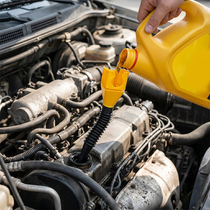  Flexible Plastic Funnel – Spill-Free Car Oil Fuel Filling - Detail 7