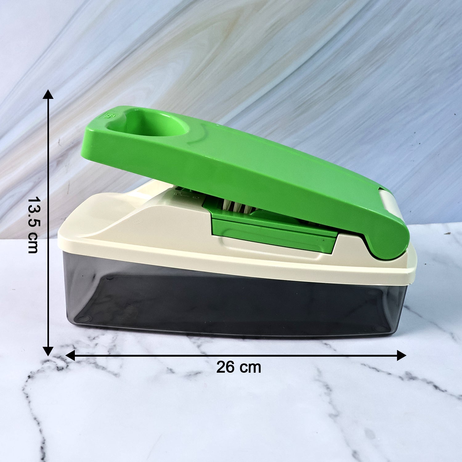  Vegetable Chopper – Quick Nicer Dicer with 4 Stainless Blades - Detail 7