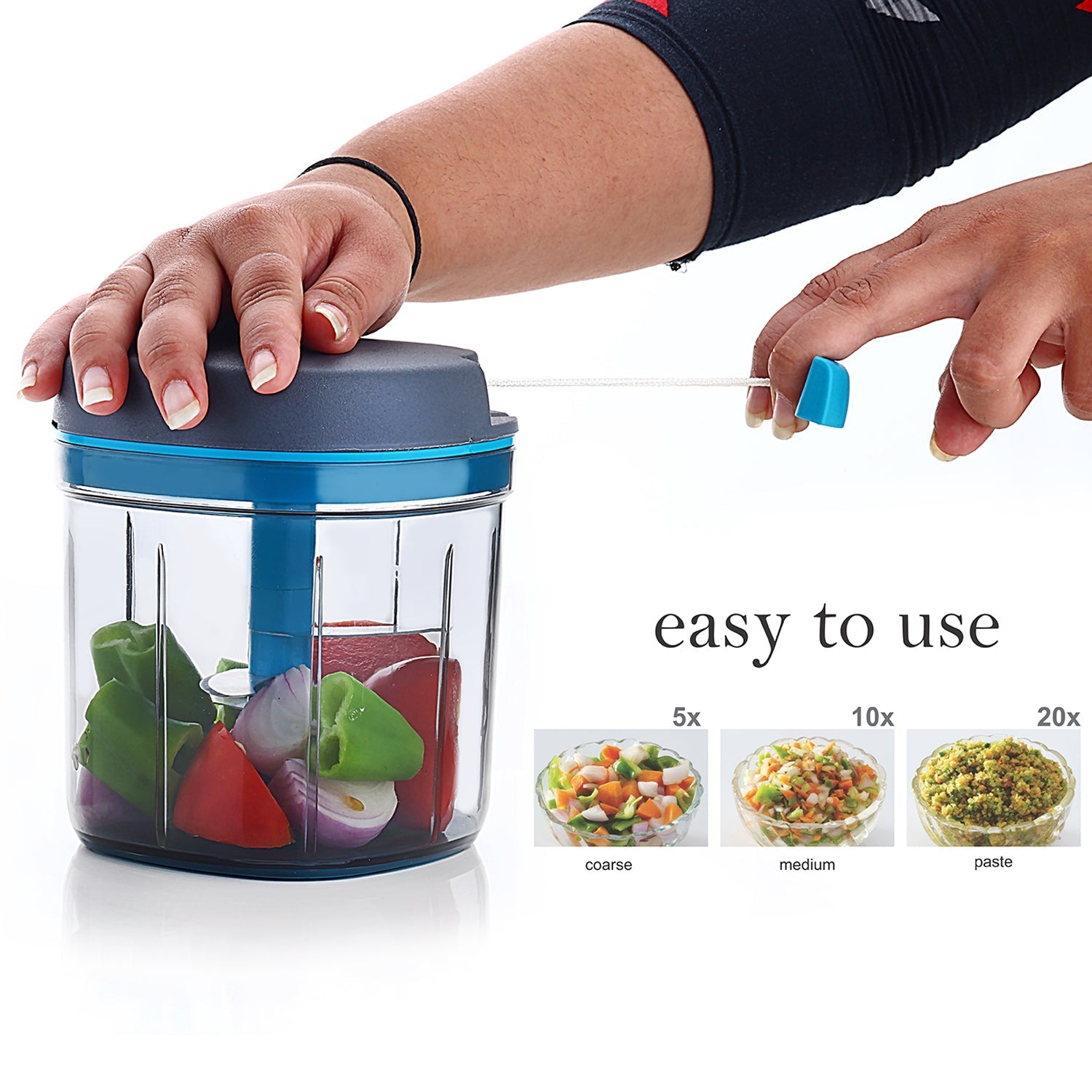  Master Chopper XL 900ml – 5 Stainless Steel Blades | ALVENZA - Detail 7