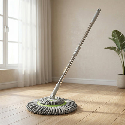  360° Spin Mop – Adjustable Handle & Microfiber Head for Effortless Cleaning - Detail 8