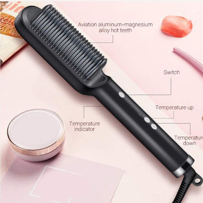 Hair Straightener – Keratin Ceramic & Scalp Massager | ALVENZA - Detail 8