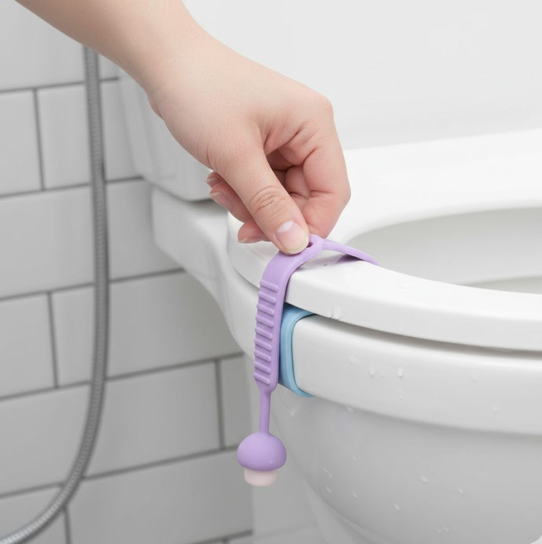  Toilet Seat Lifter – Hygienic Silicone Grip for Bathroom | ALVENZA - Detail 8