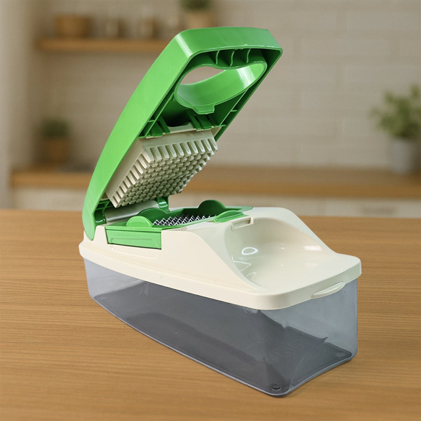  Vegetable Chopper – Quick Nicer Dicer with 4 Stainless Blades - Detail 8