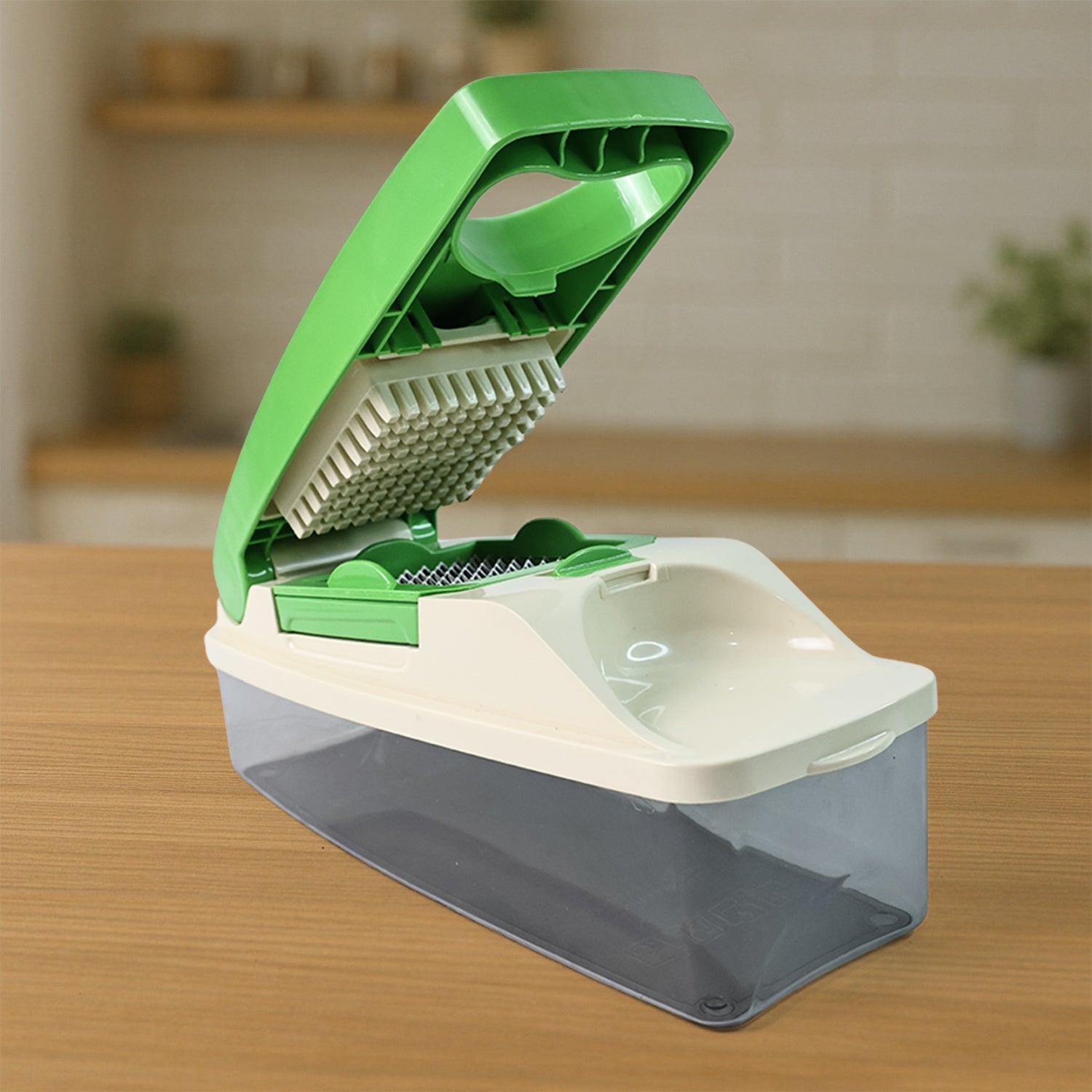  Vegetable Chopper – Quick Nicer Dicer with 4 Stainless Blades - Detail 8