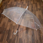  Transparent Dome Umbrella – Windproof with Comfortable Curved Handle - Detail 8
