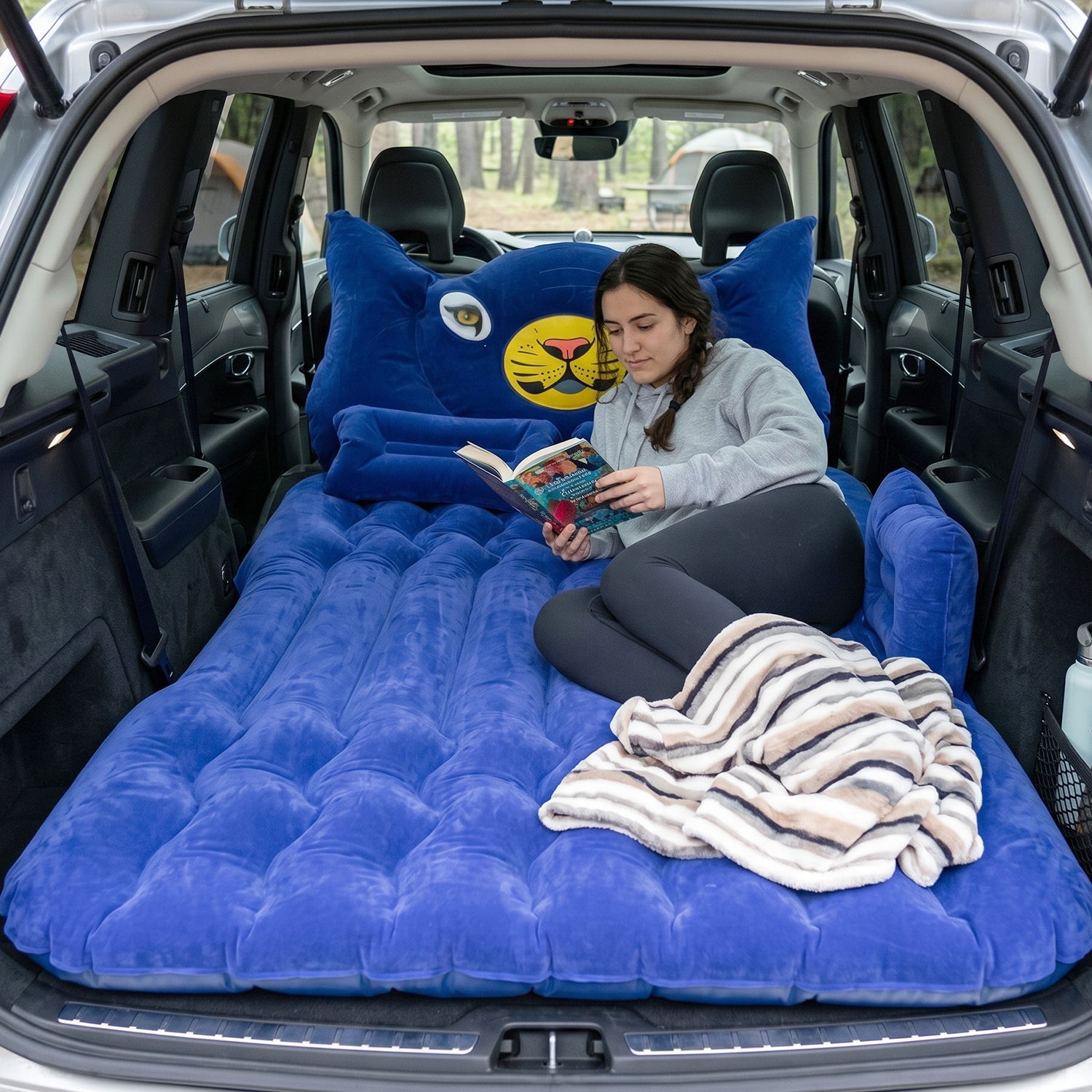  Inflatable Car Air Mattress Bed Set – Portable & Comfortable Sleep, Car Sofa - Detail 8