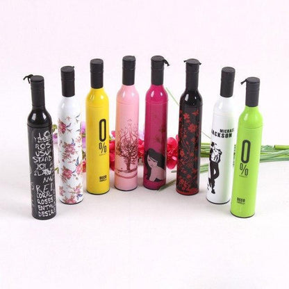  Wine Bottle Umbrella – Compact Windproof Travel | ALVENZA - Detail 8