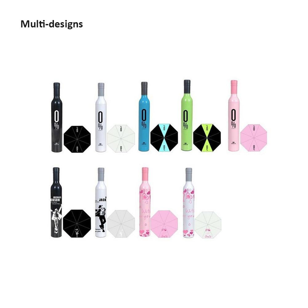  Wine Bottle Umbrella – Compact Windproof Travel | ALVENZA - Detail 9