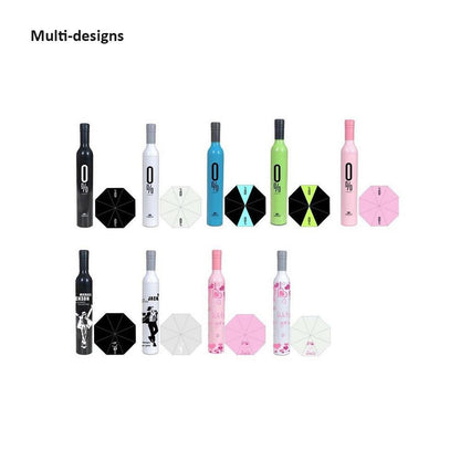  Wine Bottle Umbrella – Compact Windproof Travel | ALVENZA - Detail 9