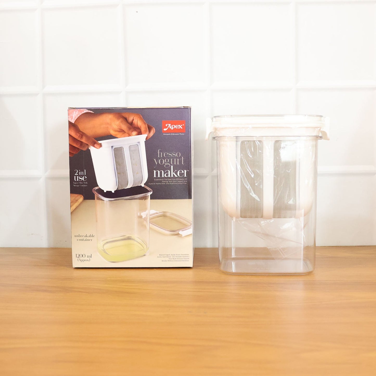  Yogurt Maker – 2-in-1 Greek Yogurt & Curd Strainer for Fresh Dairy - Detail 9