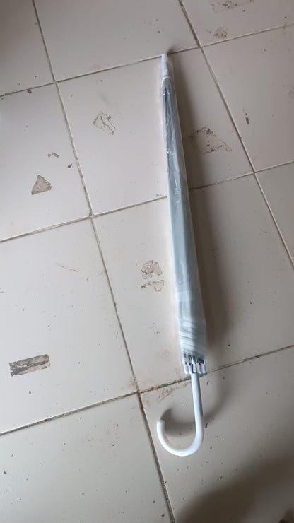  Transparent Dome Umbrella – Windproof with Comfortable Curved Handle - Detail 9