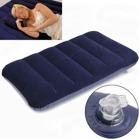  Inflatable Travel Pillow – Velvet Air Comfort (Blue) | ALVENZA - Detail 9