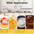  Stainless Steel Egg Whisk – Hand Push Rotary | ALVENZA - Detail 10