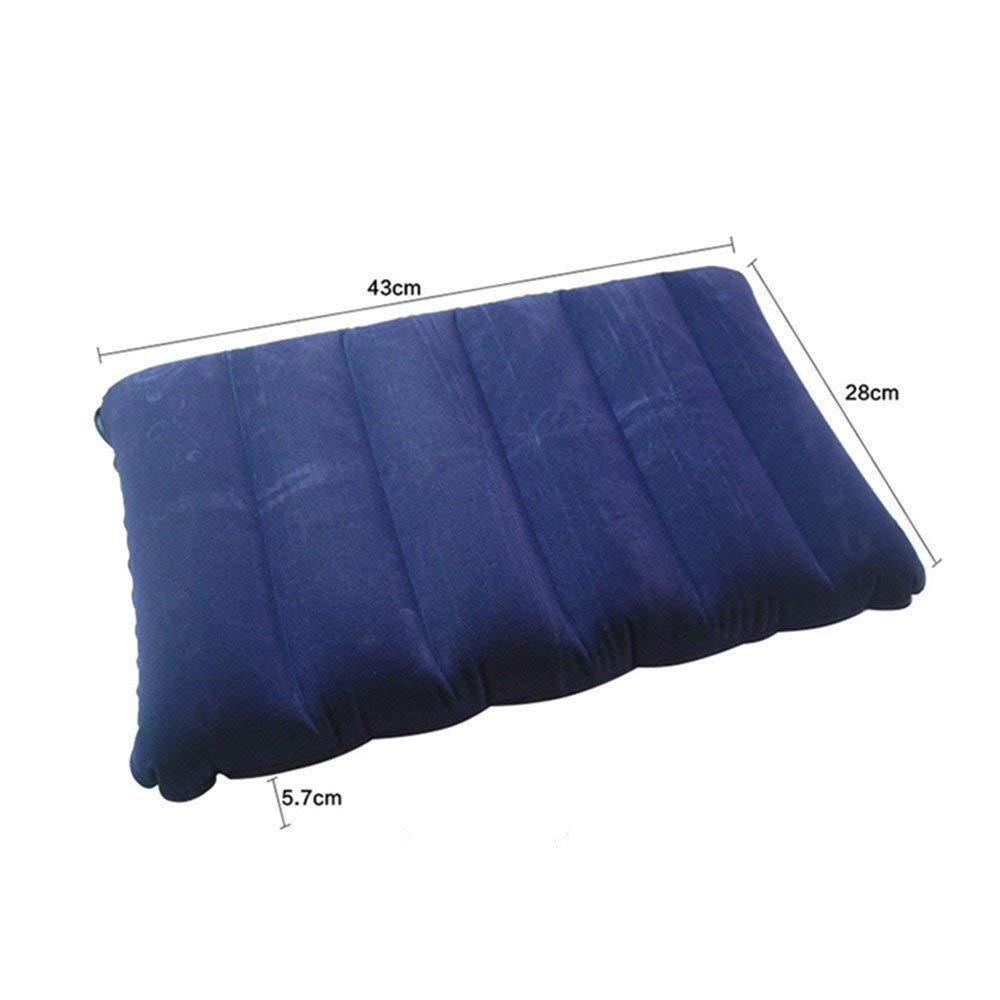  Inflatable Travel Pillow – Velvet Air Comfort (Blue) | ALVENZA - Detail 11