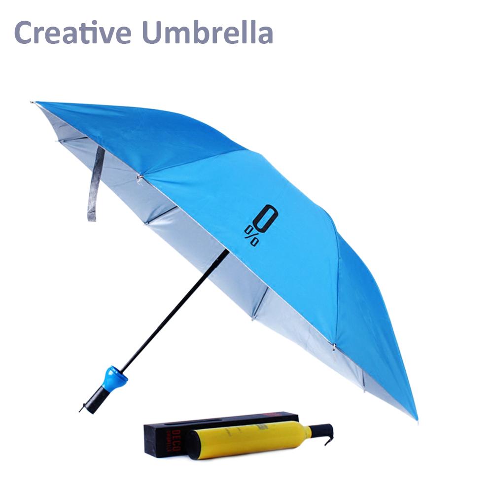  Wine Bottle Umbrella – Compact Windproof Travel | ALVENZA - Detail 12