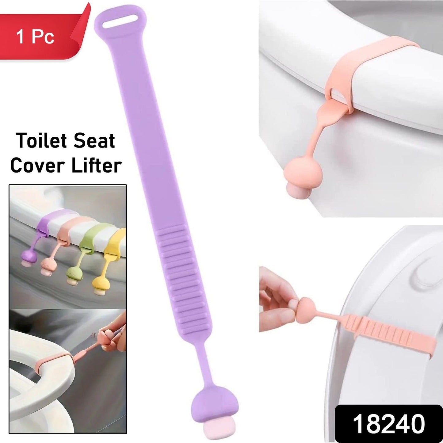  Toilet Seat Lifter – Hygienic Silicone Grip for Bathroom | ALVENZA - Detail 13