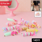 Spiral Hair Braiding Clips for Kids – Colorful Cartoon Designs