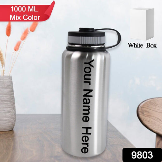 ALVENZA Stainless Steel Vacuum Insulated Water Bottle – 1000 ML Durable Hydration
