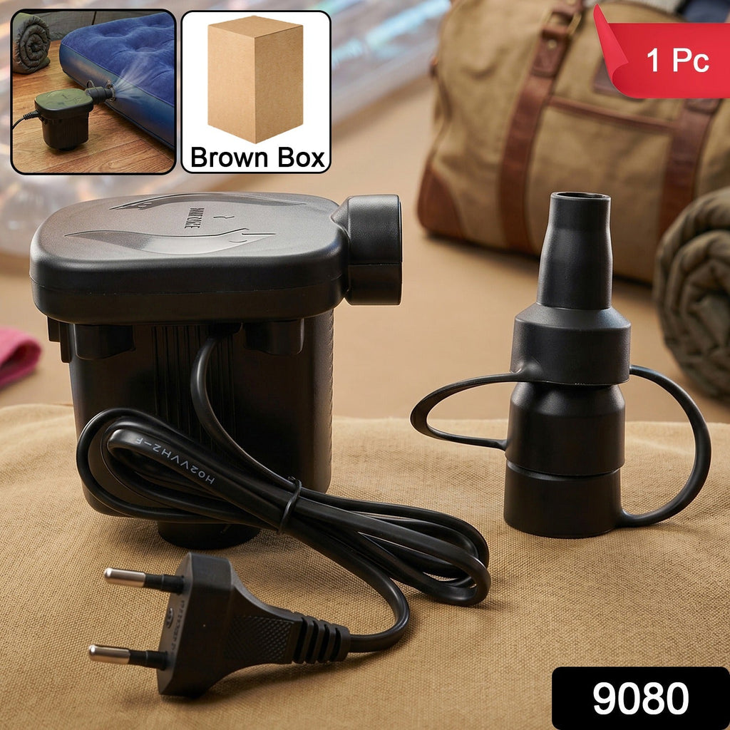 Electric Air Pump Fast Inflator & Deflator for Inflatables - Side View
