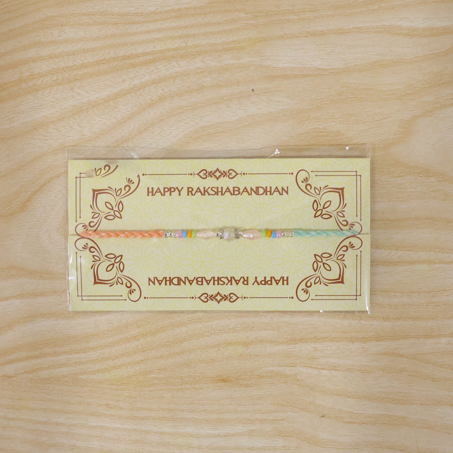 ALVENZA Premium Sparkle Designer Rakhi with Pearl Detail, Stone Centre and Gift Ready Style
