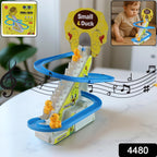 ALVENZA Duck Climb Stairs Toy – Interactive Music & Light Playset