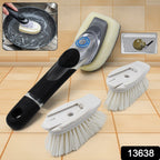 ALVENZA Soap Dispensing Dish Brush – Refillable Kitchen Scrubber | VelvetBubbles