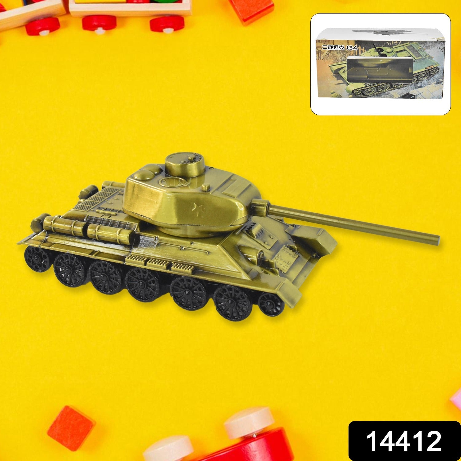 ALVENZA Iron Art Tank Model – Retro Vintage Desktop Decoration