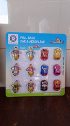 Mini Pull Back Car Toy Set 12-Piece Vehicle Collection | Aditi - Detail View 8