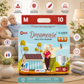 Dreamease Unisex Adult Diaper Pants with 4x Absorption Up to 8 Hrs Wetness Indicator