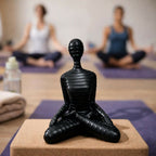 ALVENZA Meditation Yoga Human Sculpture – Serene Home Decor Showpiece