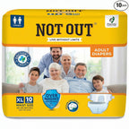 Adult Taped Diaper – Leakproof, antibacterial, 10-hour protection