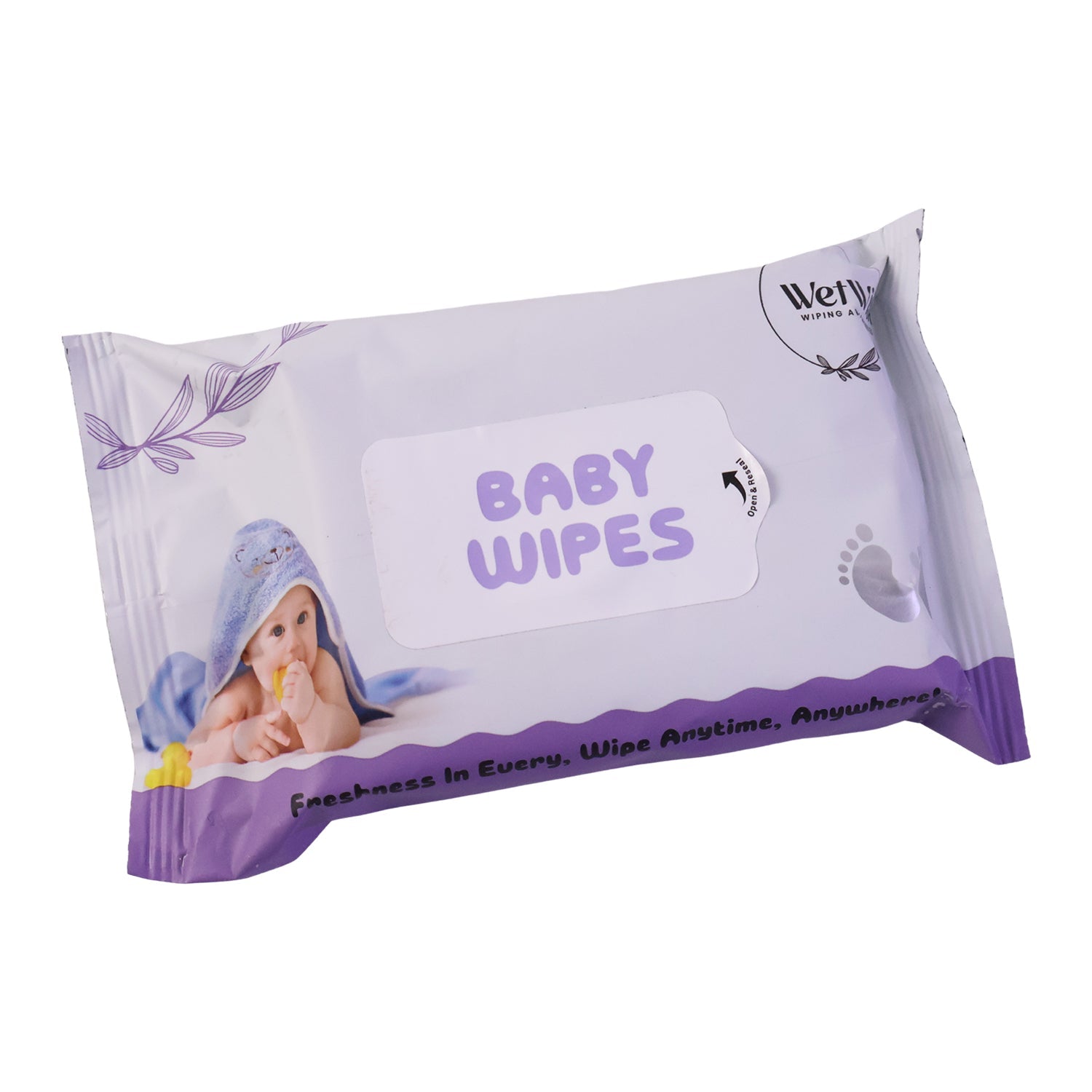 Travel Fresh Baby Wet Wipes Gentle & Portable for Sensitive Skin - Detail View 5