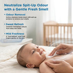 Travel Fresh Baby Wet Wipes Gentle & Portable for Sensitive Skin - Back View