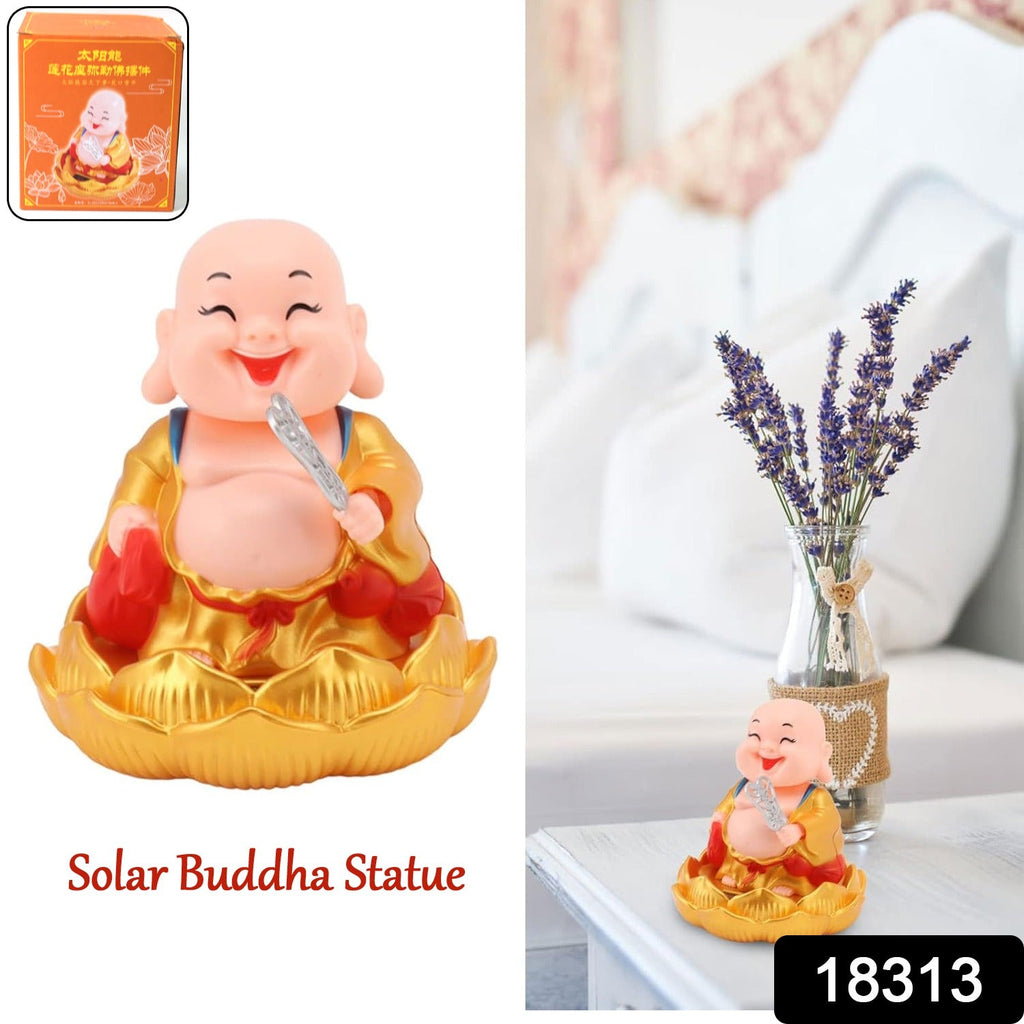 ALVENZA Solar Buddha Car Ornament – Nodding Dashboard Decor | Velvet Wheels
