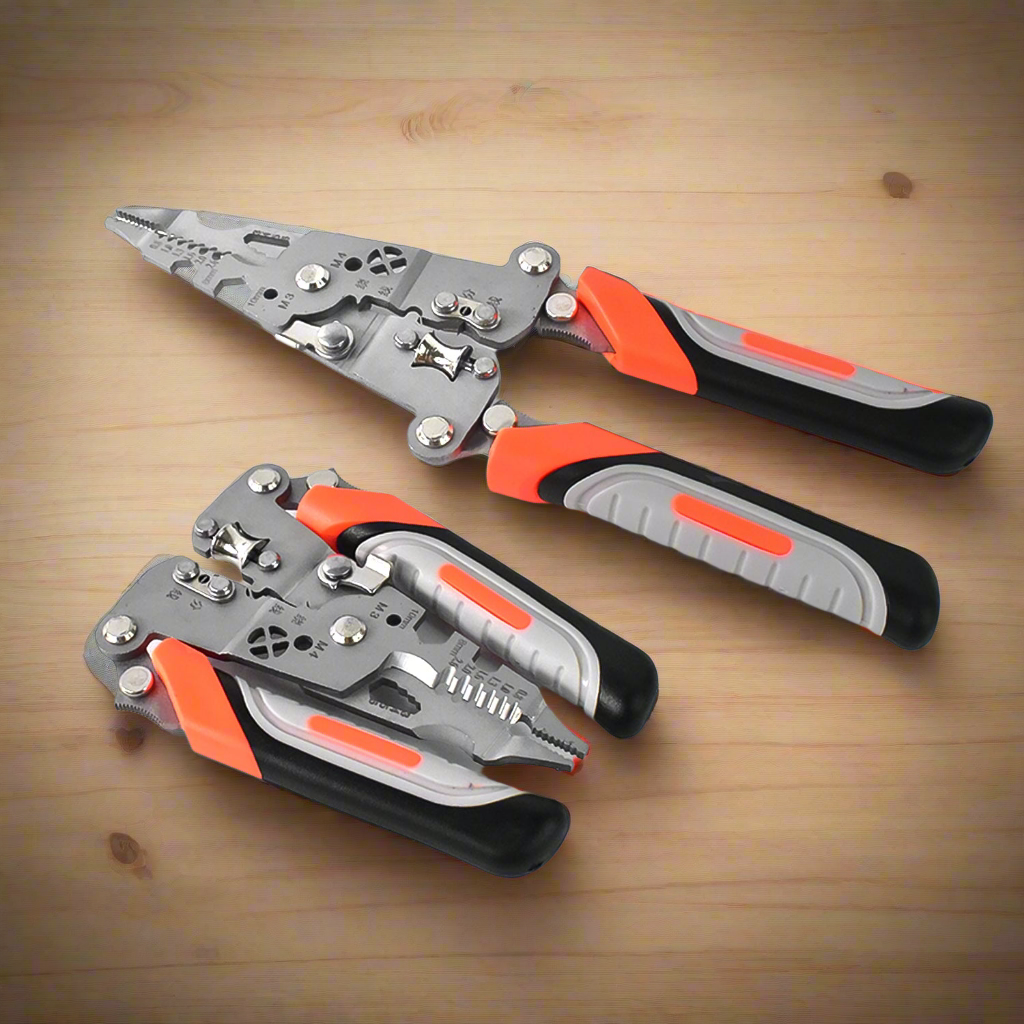 ALVENZA Wire Stripper Pliers 8-in-1 – Ergonomic Soft Grip Multi-Tool