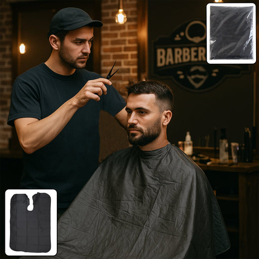 Waterproof Hair Cutting Cape – Adjustable Neck for Salon & Home