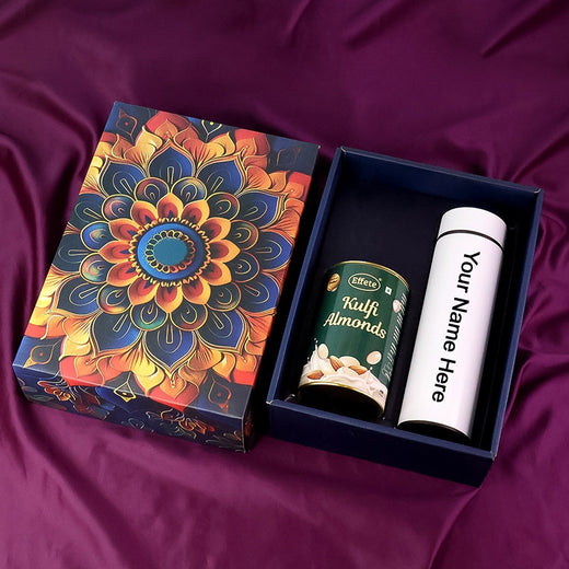 ALVENZA Personalized Stainless Steel Water Bottle Set – Festive Gift Box