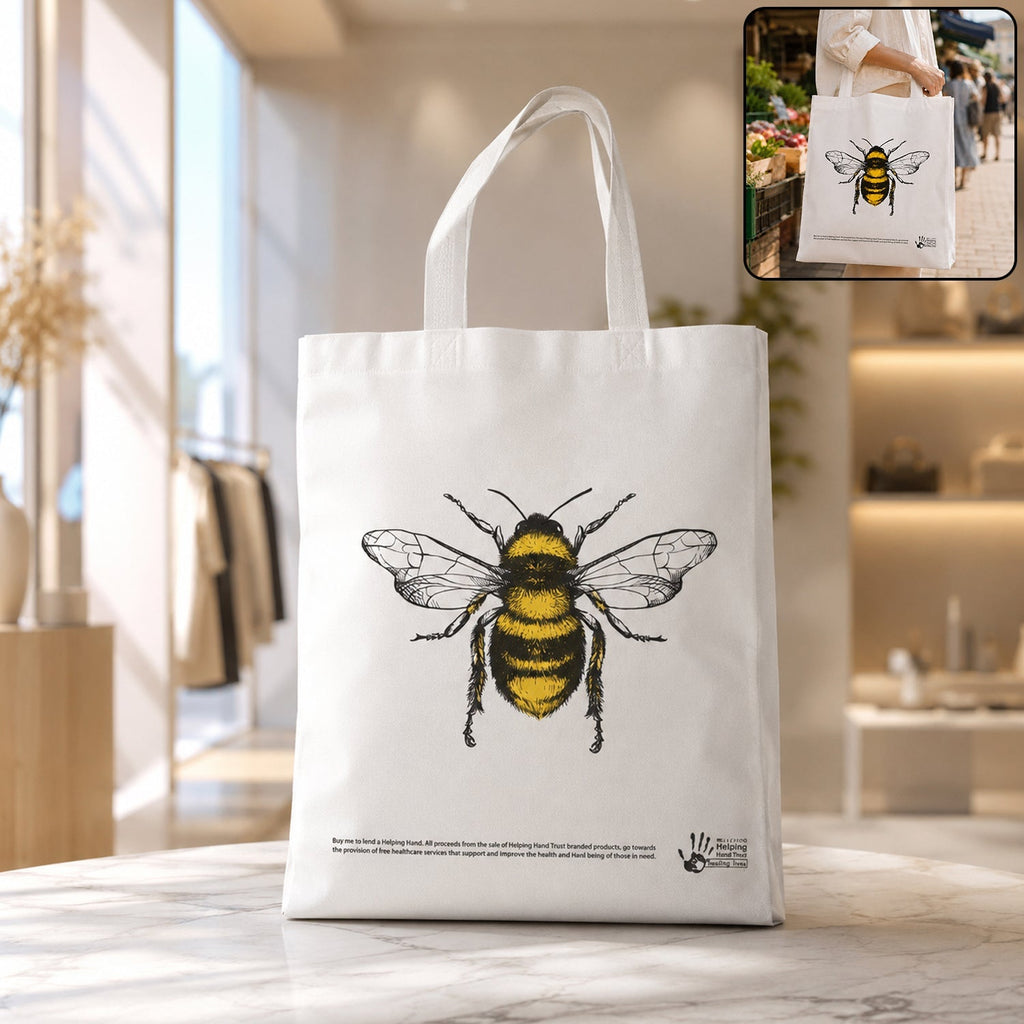 Multipurpose Bee Print Carry Hand Bag Eco-Friendly & Spacious