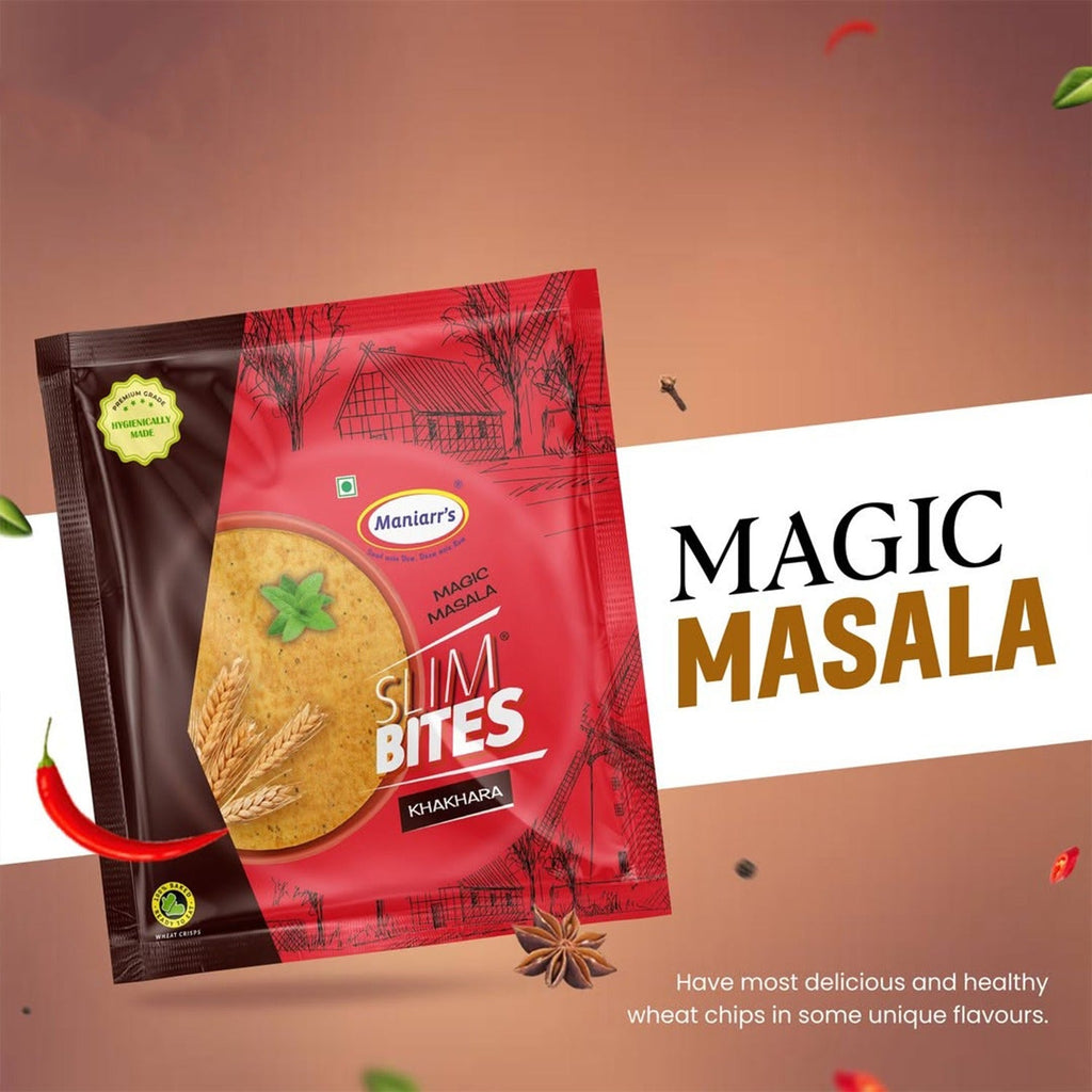 Masala Khakhra Authentic Spicy Crispy Wheat Chips | Maniarr's