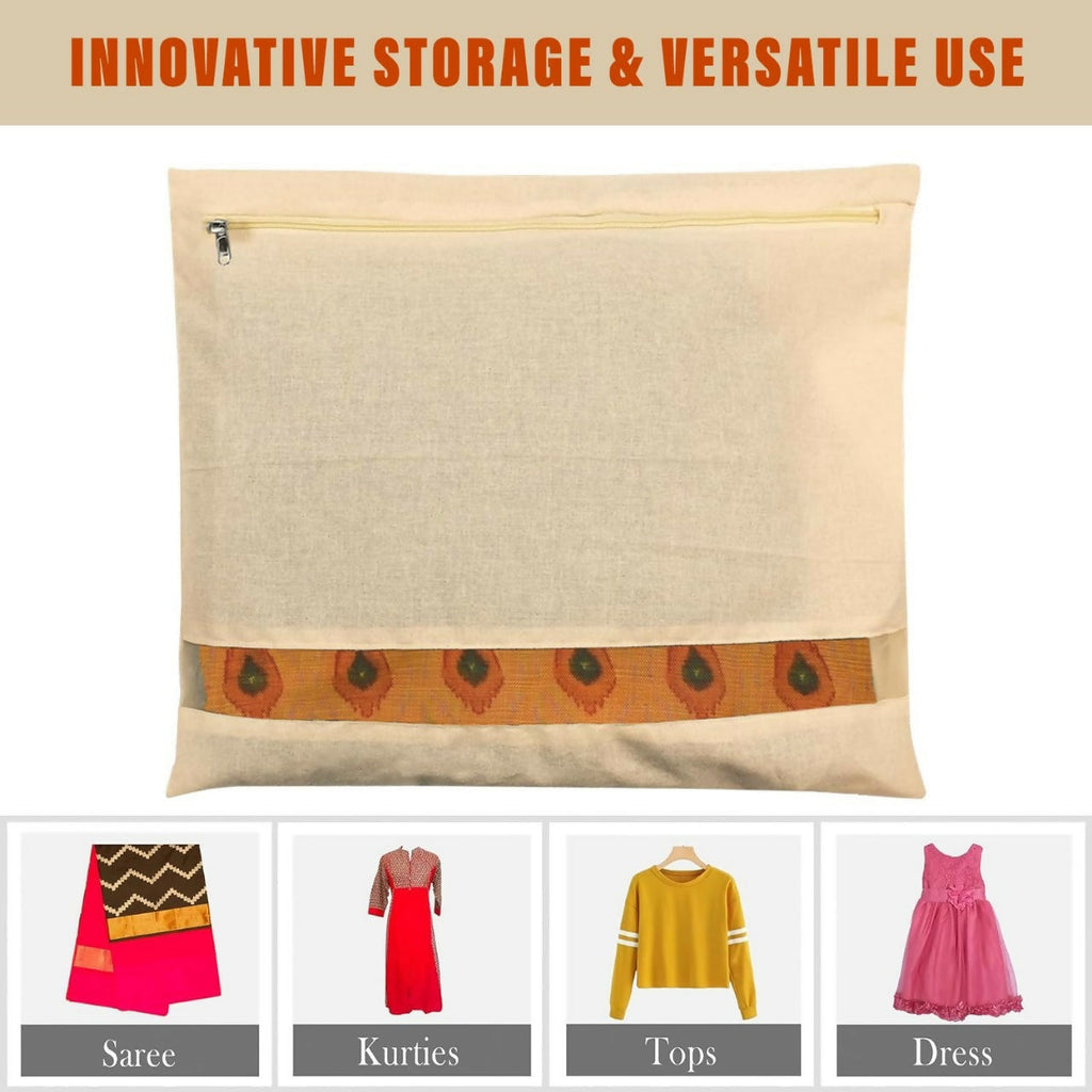 ALVENZA Saree Storage Bags with Zip Closure – Pack of 6, Multipurpose Protection