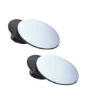 Blind Spot Mirror Wide Angle Adjustable Convex (2 Pcs) - Back View