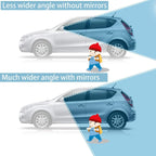 Blind Spot Mirror Wide Angle Adjustable Convex (2 Pcs) - Detail View 5