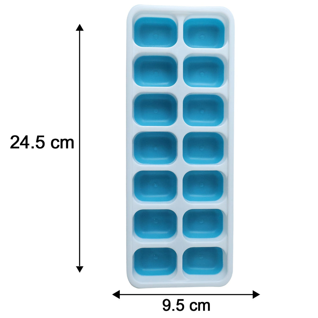 14-Grid Plastic Ice Cube Tray Easy-Release & Multipurpose Use - Detail View 6