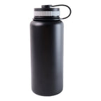ALVENZA Black Vacuum-Insulated Stainless Steel Water Bottle – 1000ml Durable & Leakproof