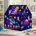 ALVENZA Kids Space Tent – Indoor & Outdoor Foldable Playhouse for Children