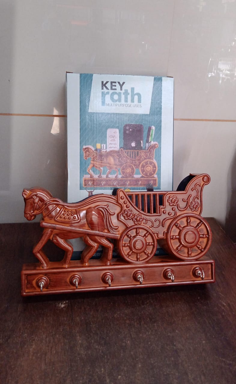 Rath Wall Key Holder 6 Hooks, Decorative - Detail View 7