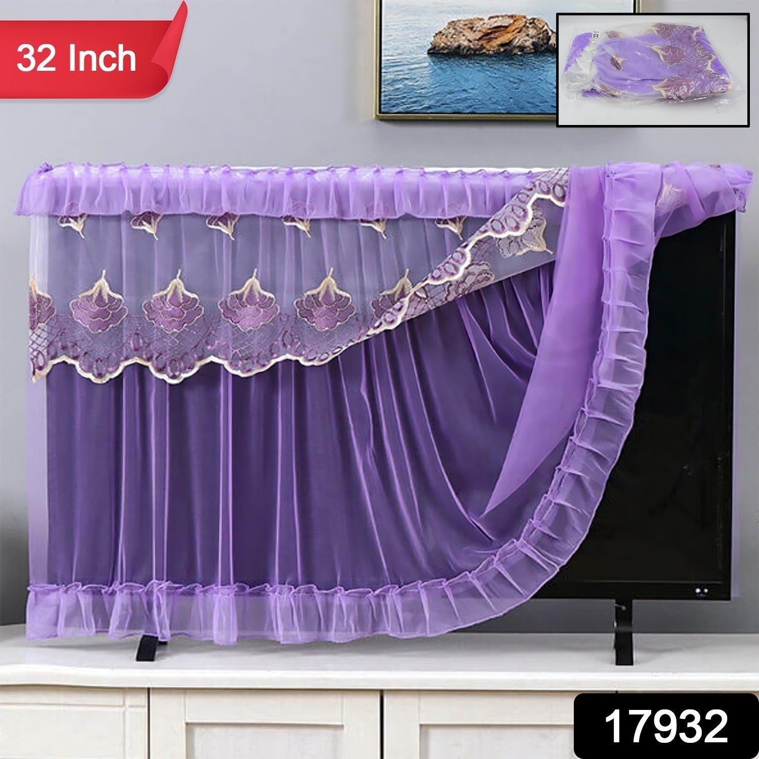 ALVENZA Dustproof TV Cover 32 Inch – Breathable Screen Protector | Styleva