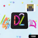 Alphabet Numeric Puzzle Educational Toy for Kids | Inventive Play - Side View